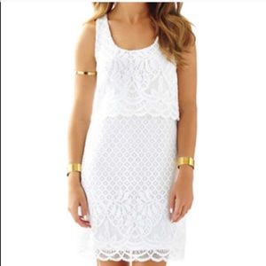 Lilly Pulitzer white lace dress! EUC